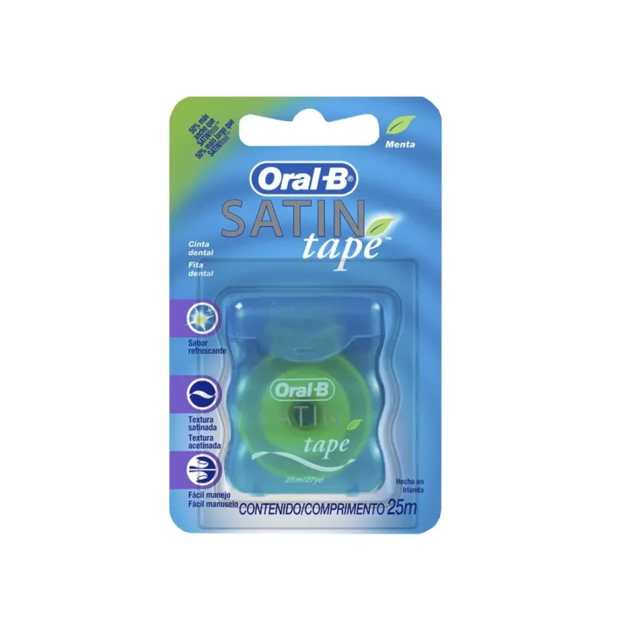 Fio Dental Oral-B Satin Tape Menta 25m