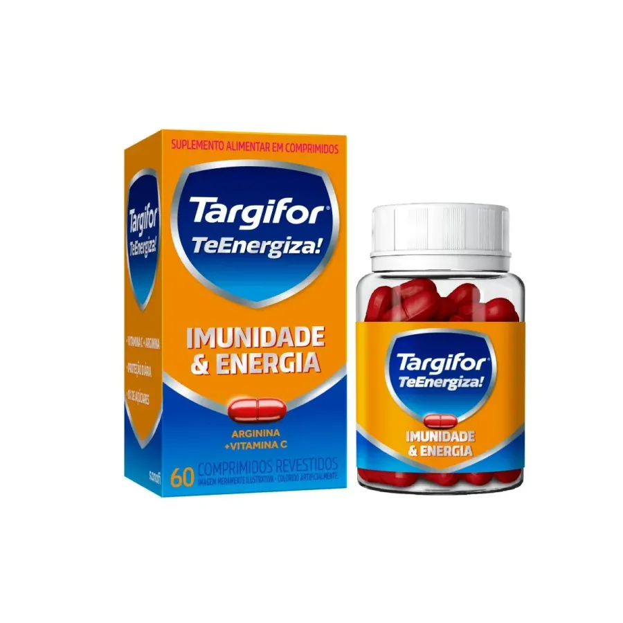 Suplemento Alimentar Targifor Te Energiza! 500mg 60 Comprimidos