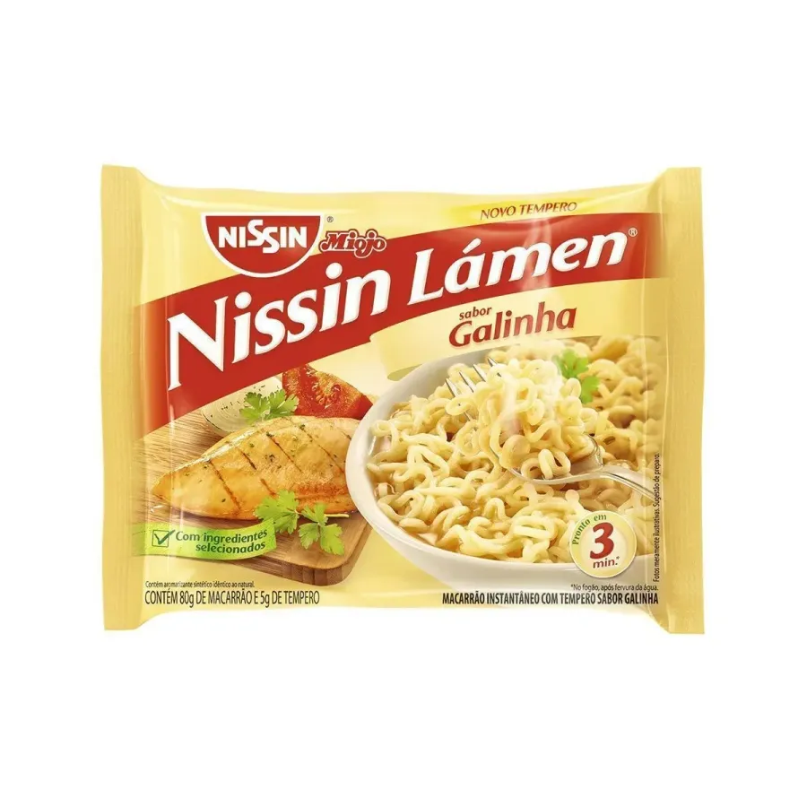 Miojo Nissin Lamen Galinha