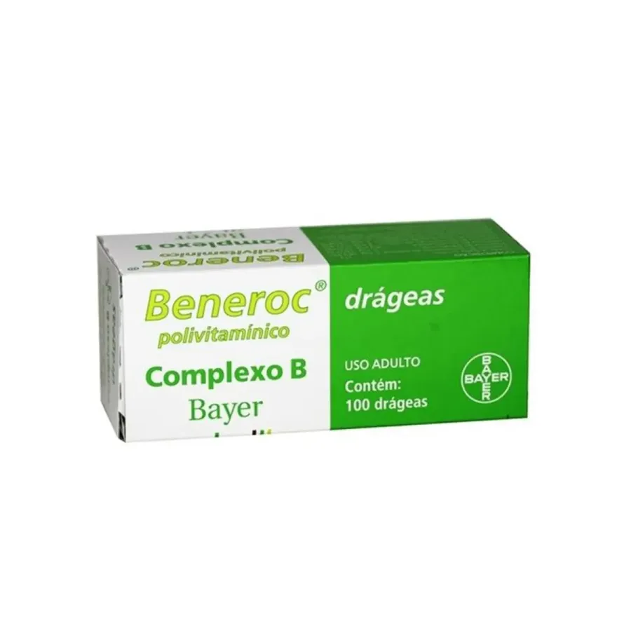 Beneroc Complexo B Bayer 100 Drágeas