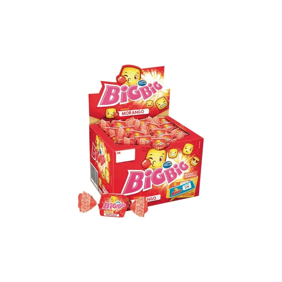 Chiclete Arcor Big Big Morango