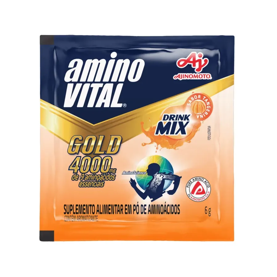 Suplemento Alimentar em Pó Amino Vital Sabor Tangerina 6g