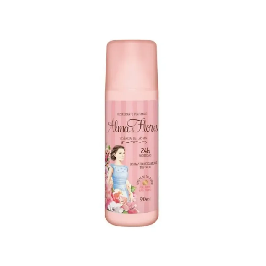 Desodorante Spray Alma de Flores 90ml Jasmim