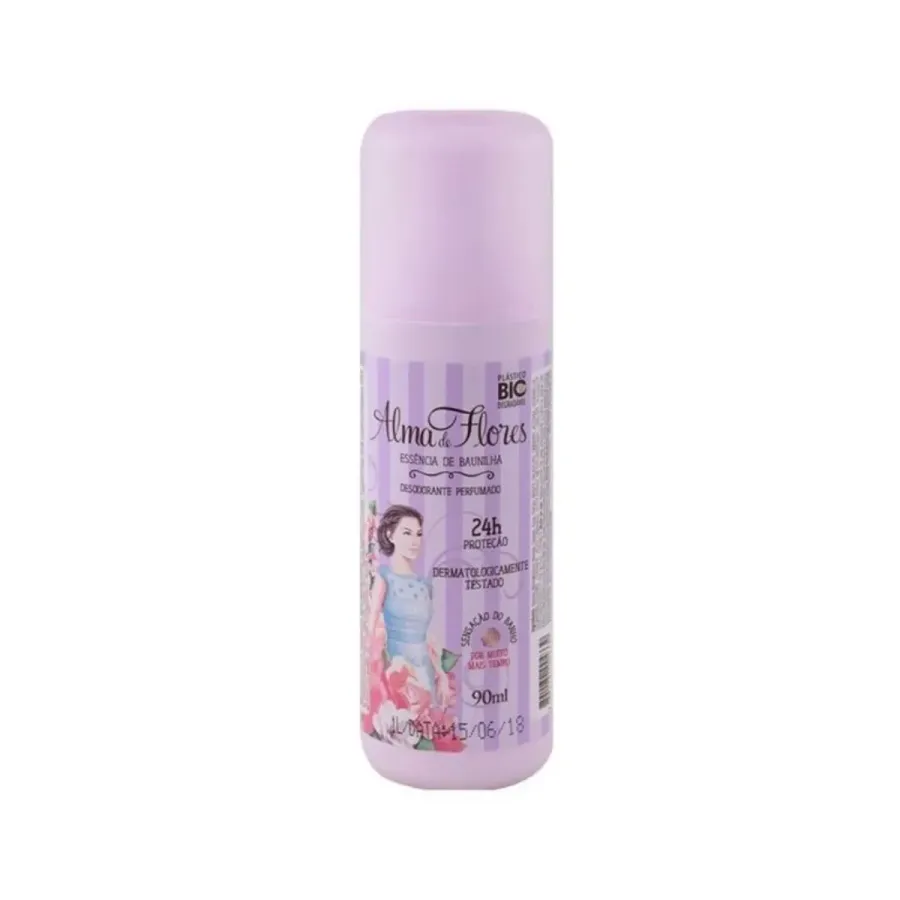 Desodorante Spray Alma de Flores 90ml Baunilha