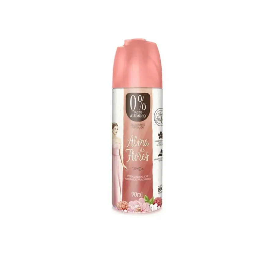 Desodorante Spray Alma de Flores 90ml Rose