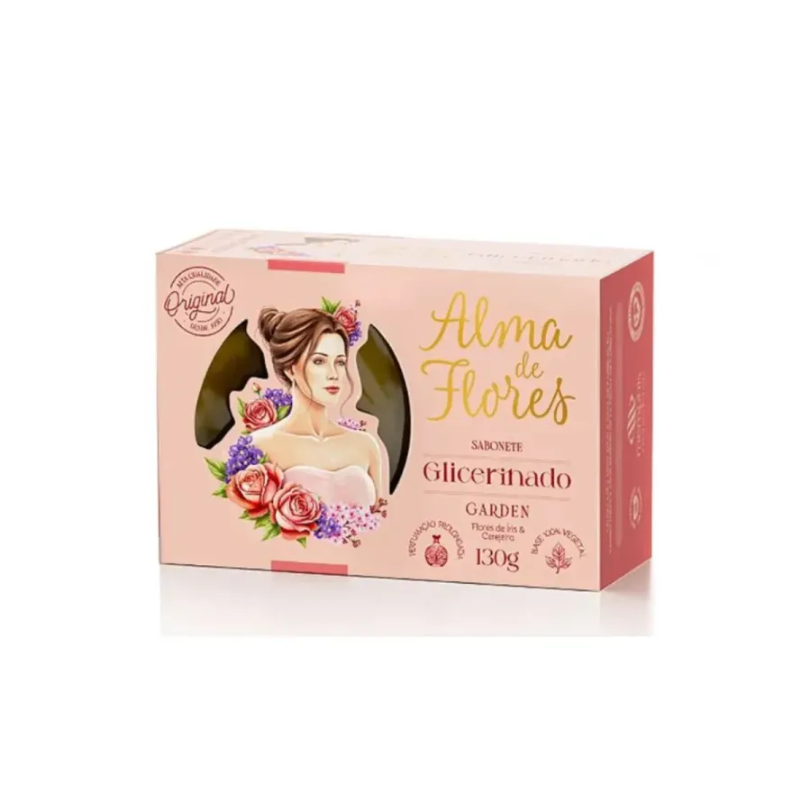 Sabonete Alma de Flores Glicer 130g Garden