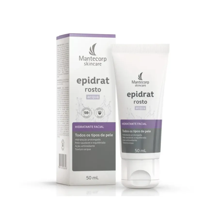 Hidratante Facial Mantecorp Epidrat Rosto Acqua 50ml