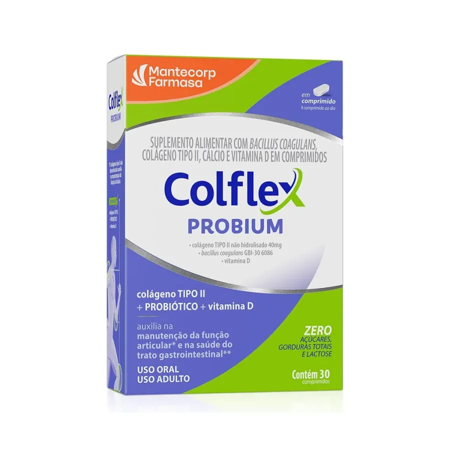 Colágeno Colflex Probium 30 Comprimidos Revestidos