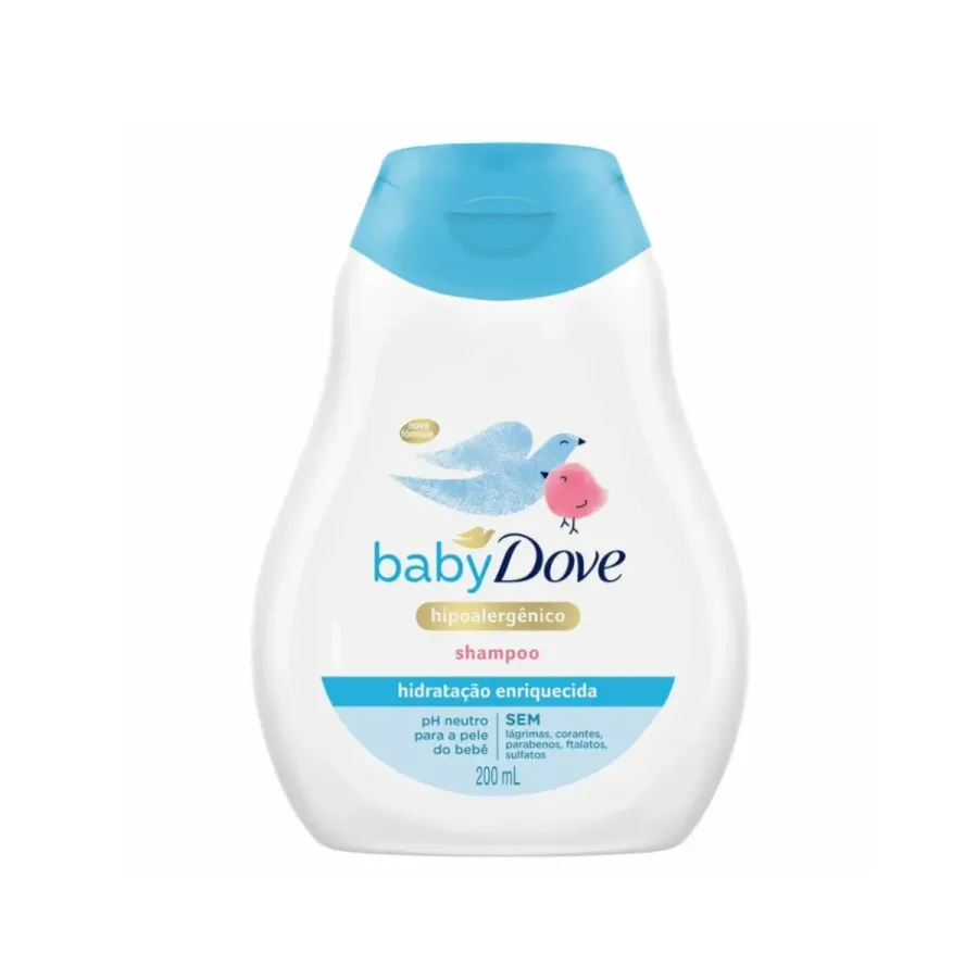 Shampoo Dove Baby Hidratação Enriquecida 200ml