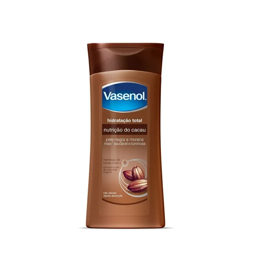 Loção Vasenol Hidratação Total Nutrição do Cacau 200ml