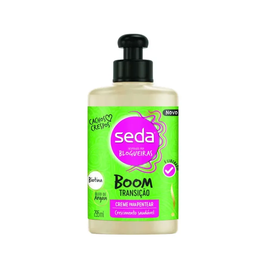 CR DE PENTEAR SEDA 295ML BOOM TRANSICO