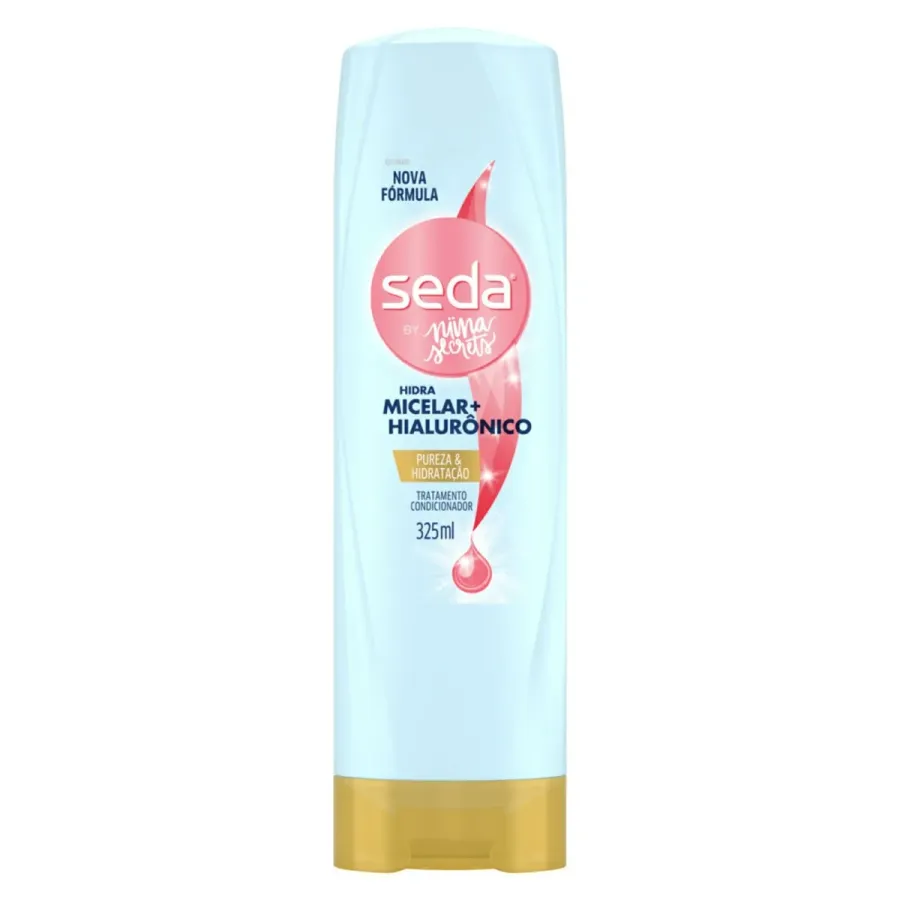 Condicionador Seda By Niina Secrets Água Micelar + Hialurônico 325ml