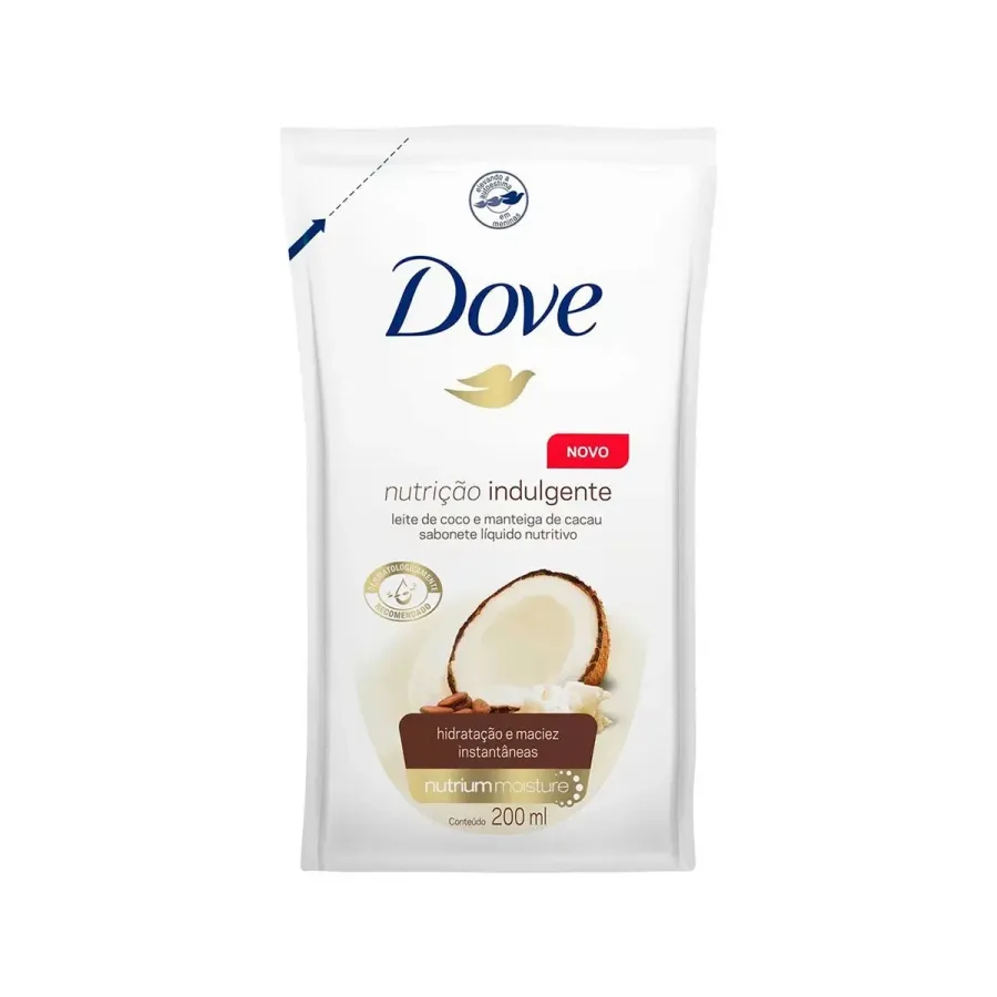 SAB LIQ DOVE 200ML NUTRI INDULGENTE