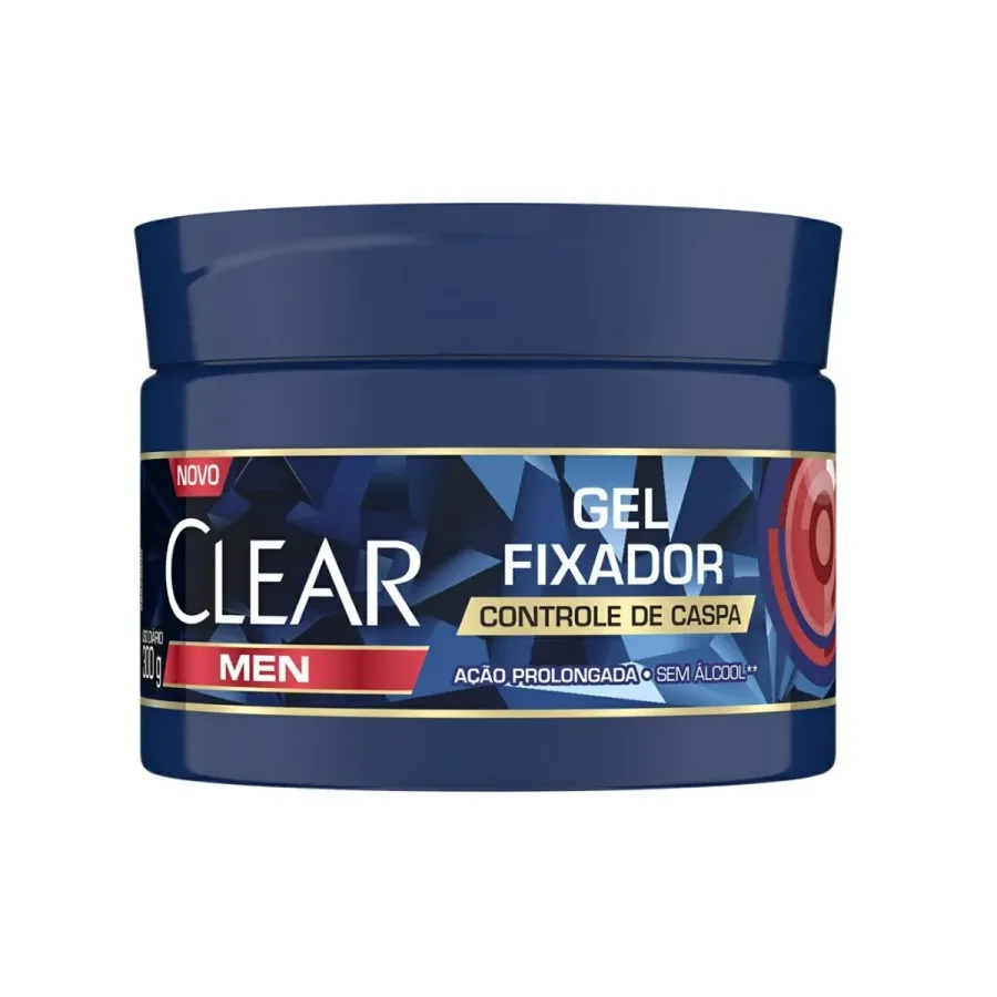Gel Fixador Clear Man Controle de Caspa 300g
