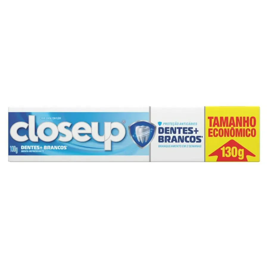 Creme Dental Close-Up Dentes Mais Brancos 130g