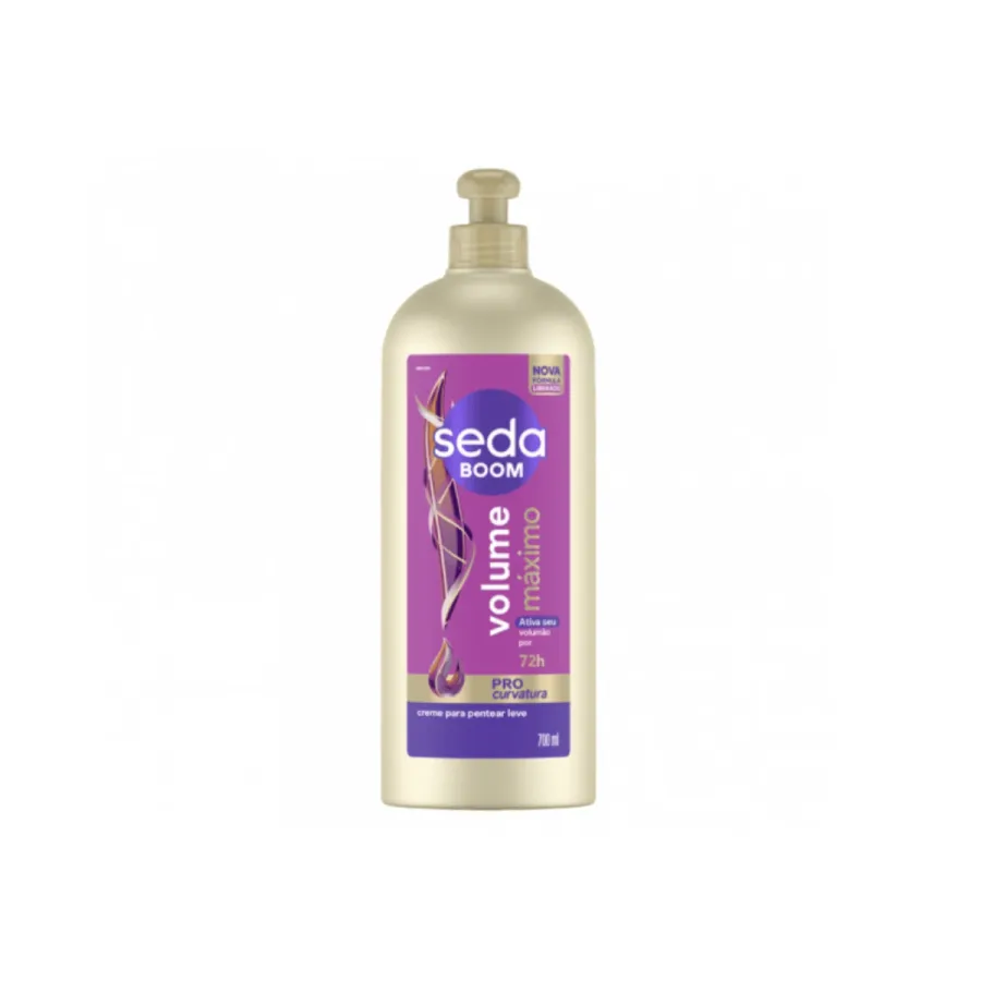 Creme para Pentear Seda Boom Volume Máximo 700ml
