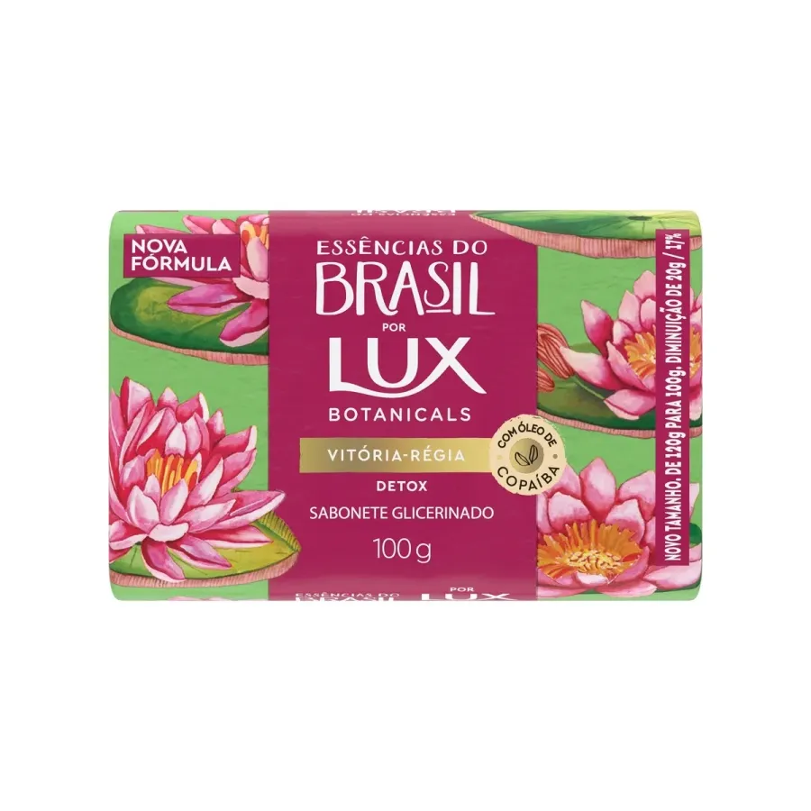 Sabonete em Barra Lux Botanicals Essência do Brasil Vitoria-Regia 100g
