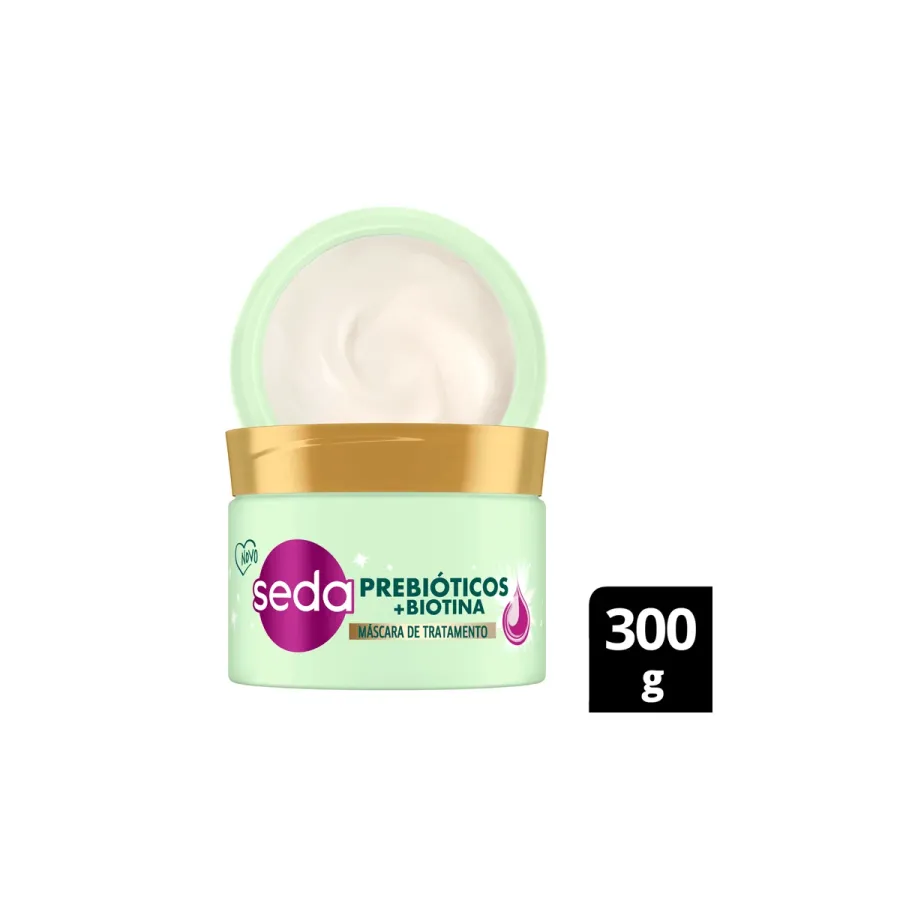 Máscara de Tratamento Seda Prebióticos +biotina Força e Crescimento 300g