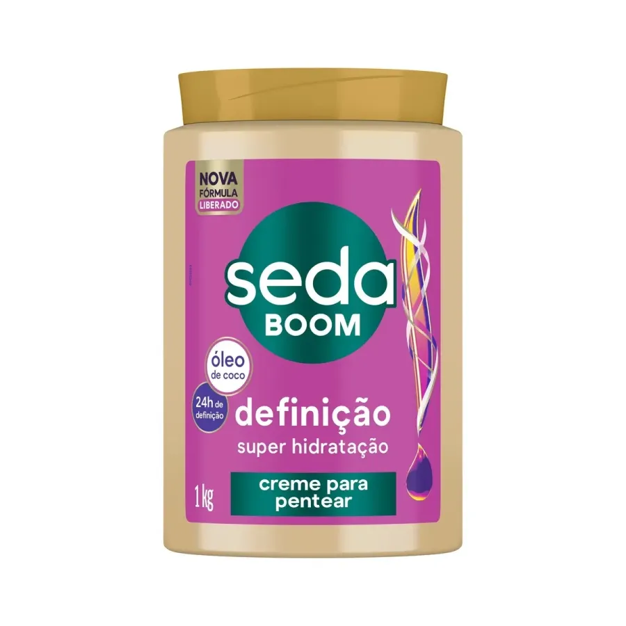 Creme para Pentear Seda Boom Definição Super Hidratação 1kg