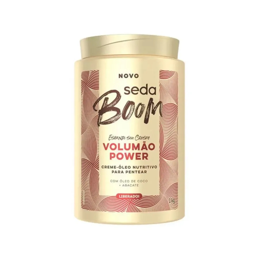 Creme-Óleo Nutritivo para Pentear Seda Boom Volumão Power 1kg