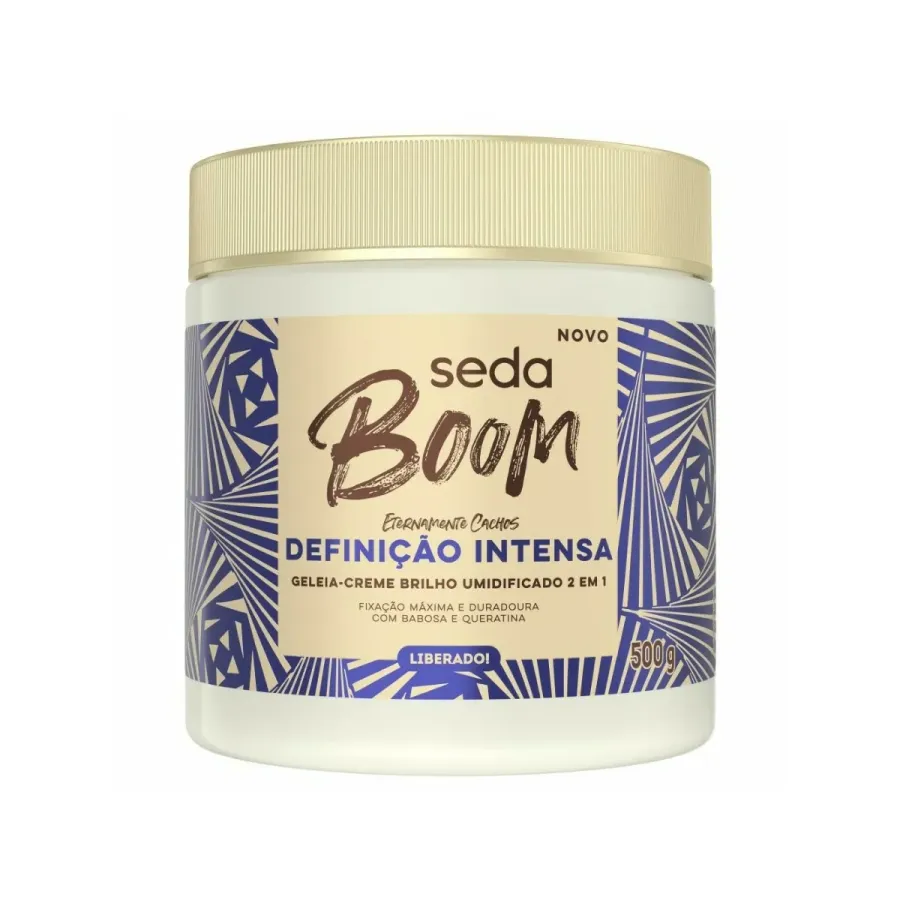 Geleia Creme Capilar 2 em 1 Seda Boom Definição Intensa 500g