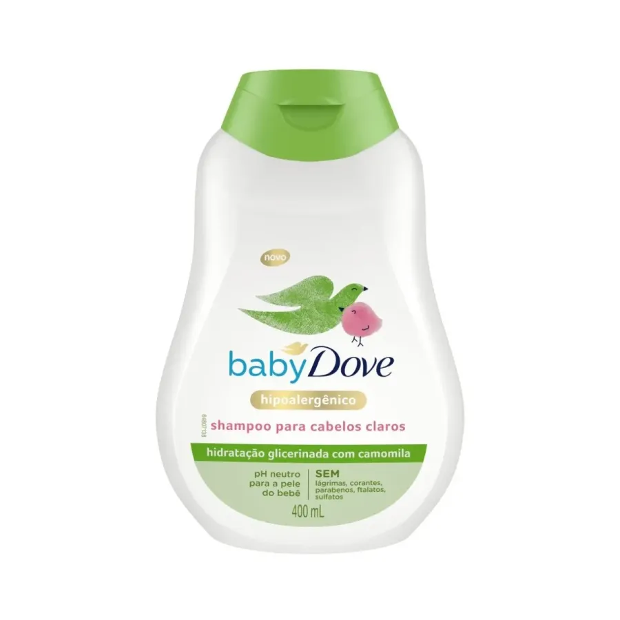 Shampoo Baby Dove Hidratação Glicerinada Camomila 400ml