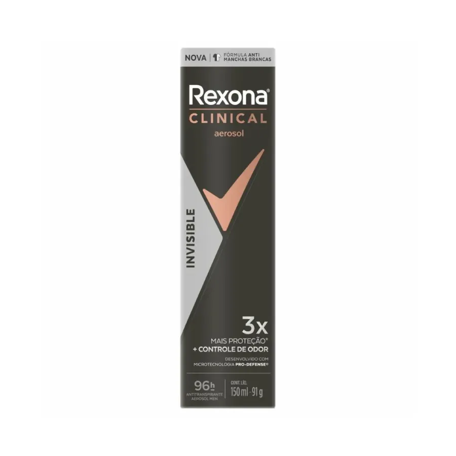 DES REXONA CLINICAL AERO 150ML MEN INVISIBLE