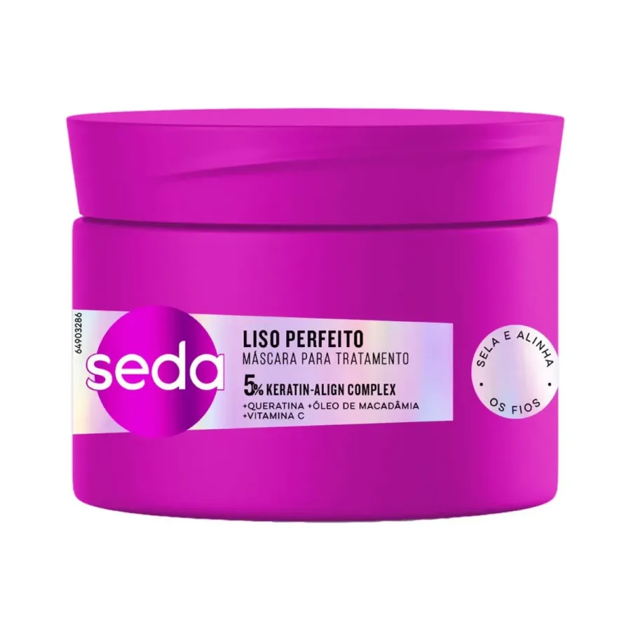 Máscara de Tratamento Capilar Seda Liso Perfeito 300g