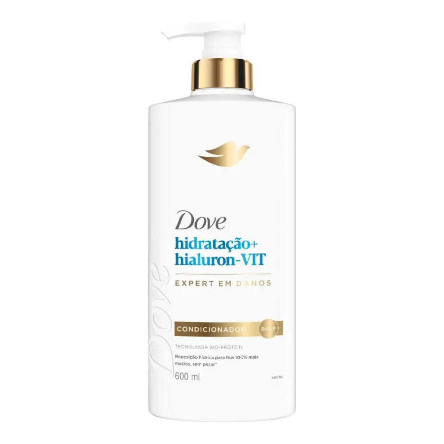 COND DOVE 600ML HIDRATAÇÃO + HIALURON-VIT 600ML
