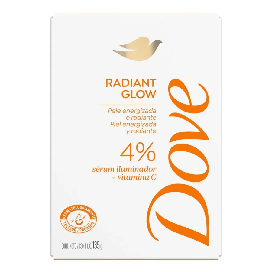 SABONETE DOVE RADIANT GLOW 135G