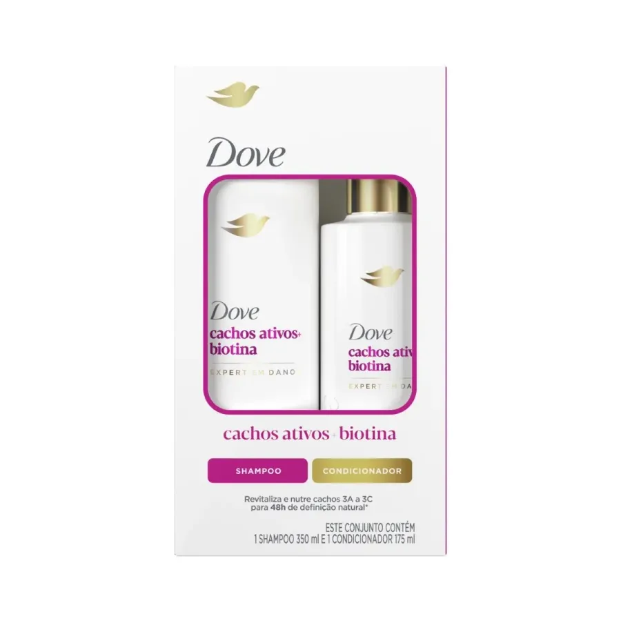 SH + COND DOVE 350 + 175ML CACHOS