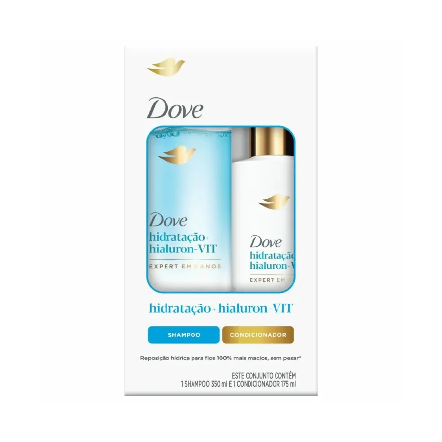 SH + COND DOVE 350 + 175ML HIALURONICO