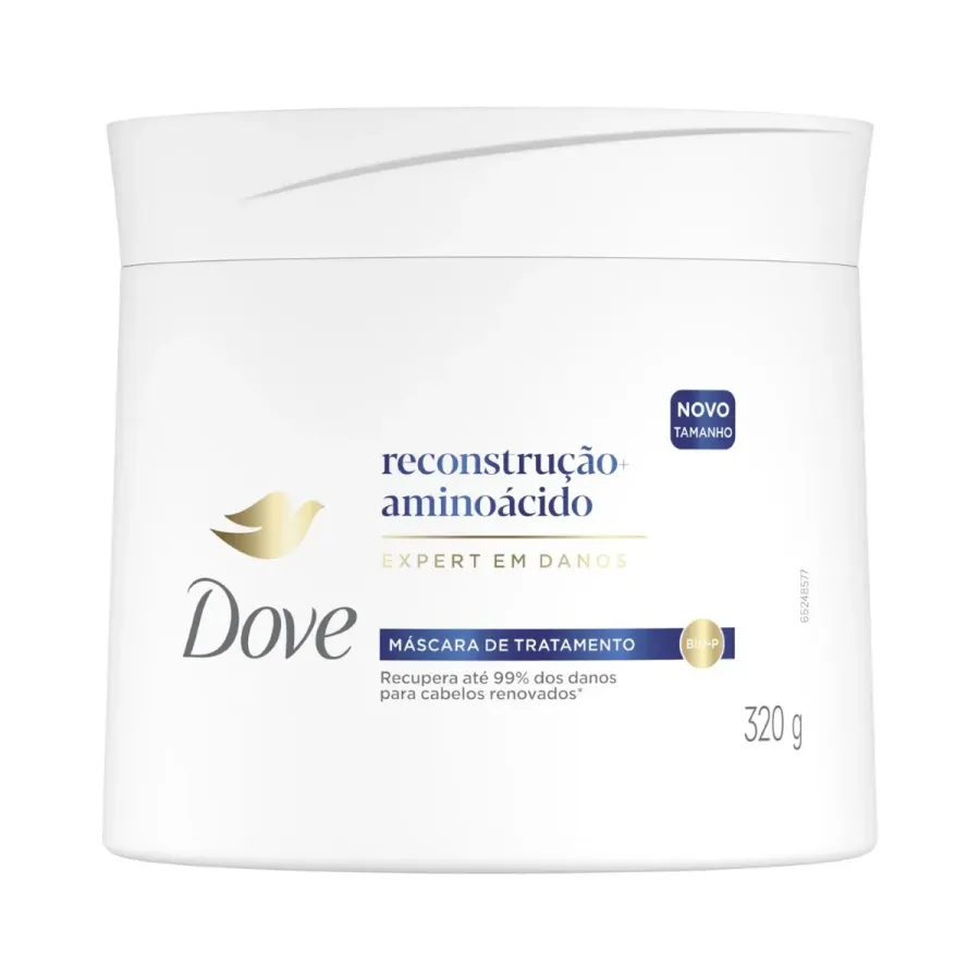 MASC DOVE 320GR RECONSTRUçãO + AMINOÁCIDO