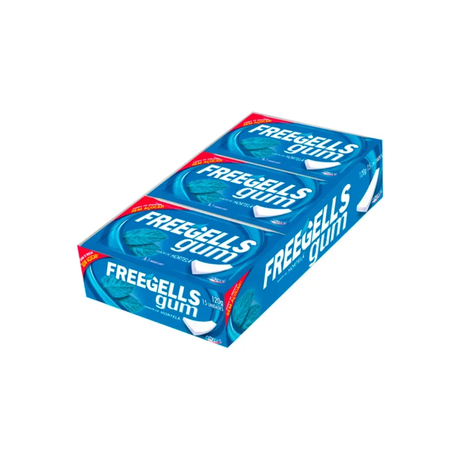 Chicle Freegells Gum Hortela