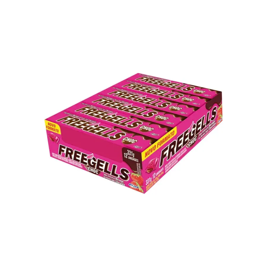 FREEGELLS MORANGO COM CHOCOLATE
