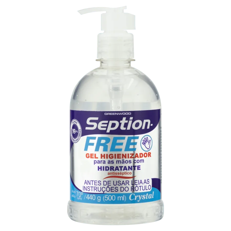 Gel Higienizante Seption Free 500ml Crys