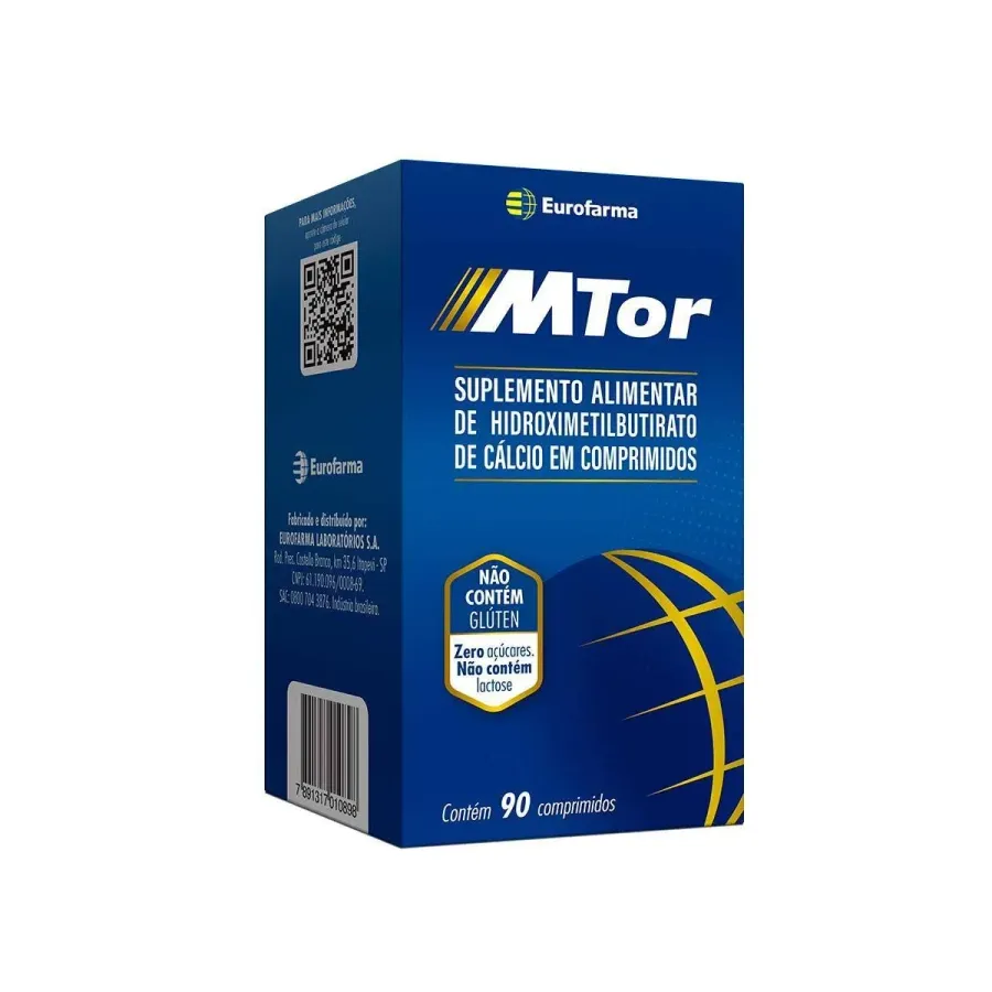 Suplemento Alimentar Mtor Hidrometubutirato de Cálcio 90 Comprimidos