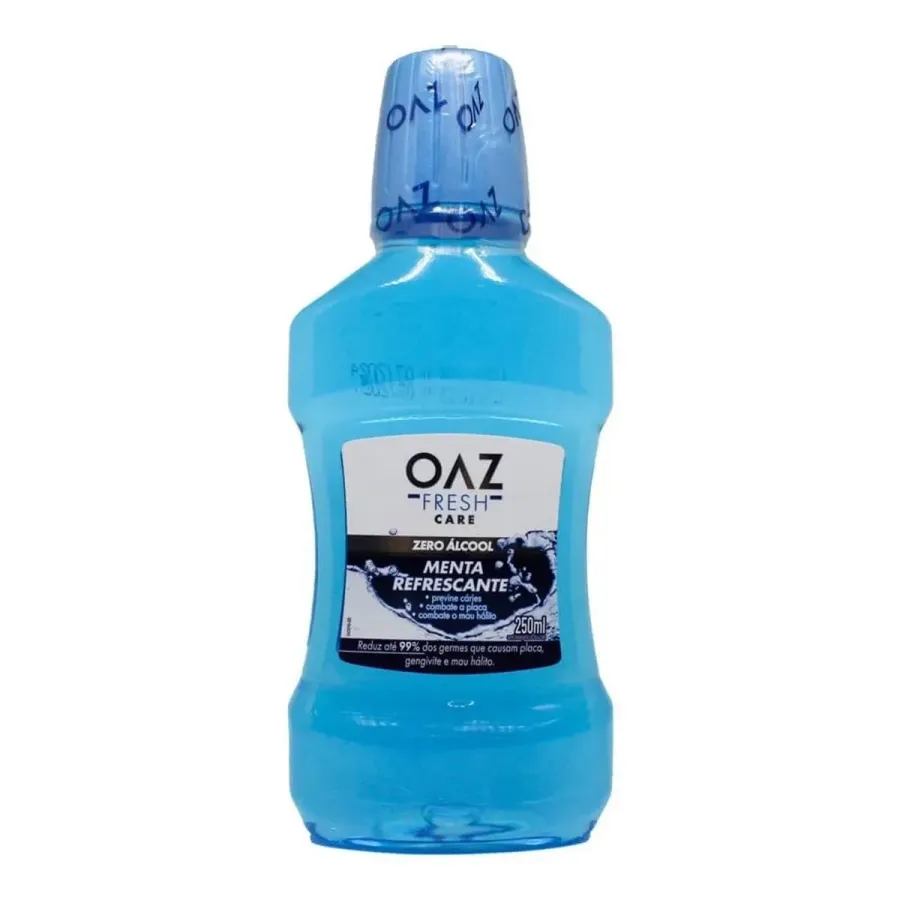 Enxaguante Bucal Oaz Fresh Care Menta Refrescante com 250ml