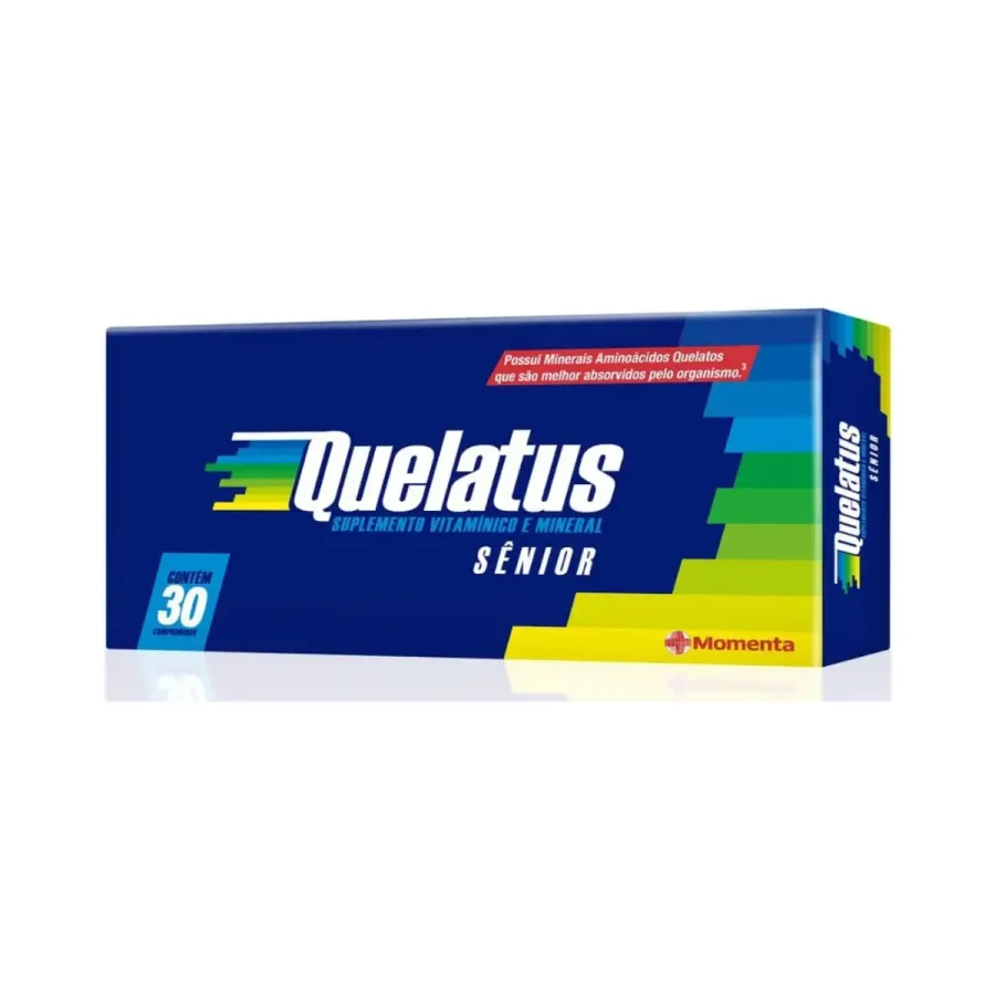 Suplemento Alimentar Quelatus Sênior Momenta 30 Comprimidos