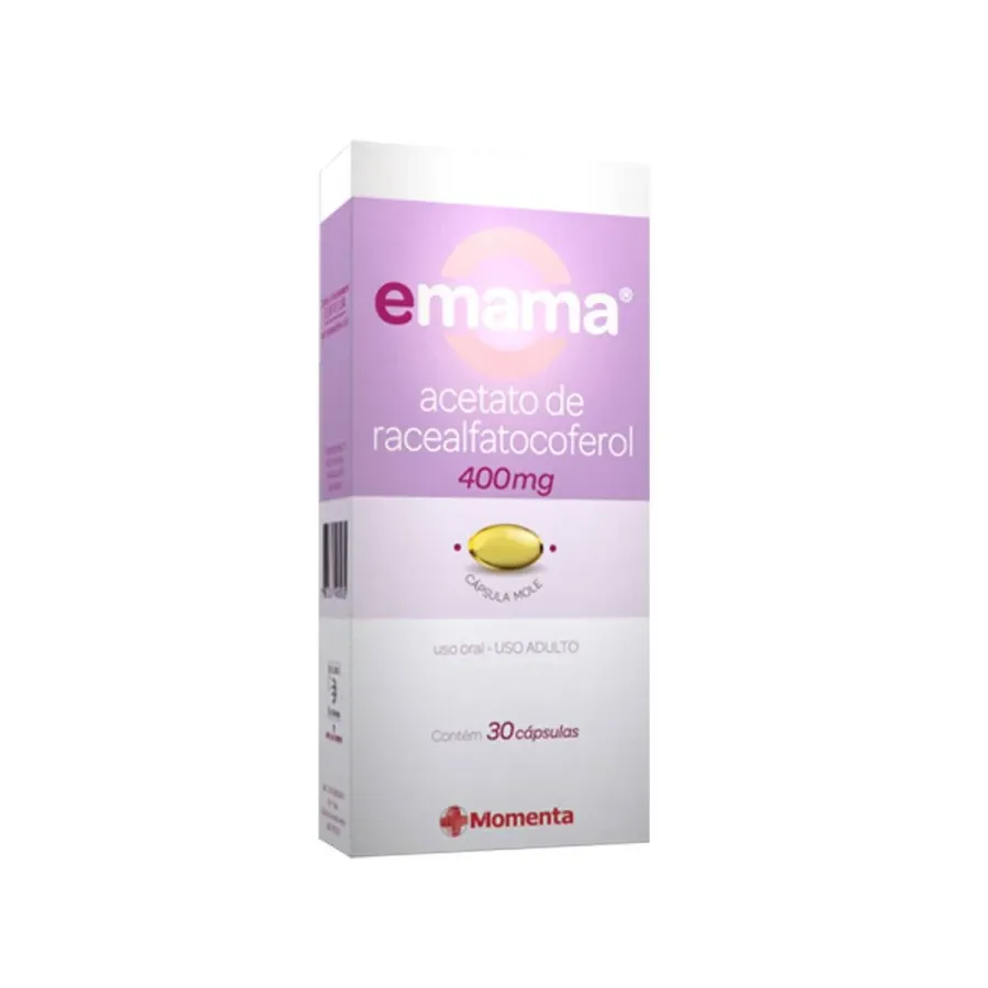 Suplemento Alimentar Momenta Emama Vitamina e 30 Cápsulas