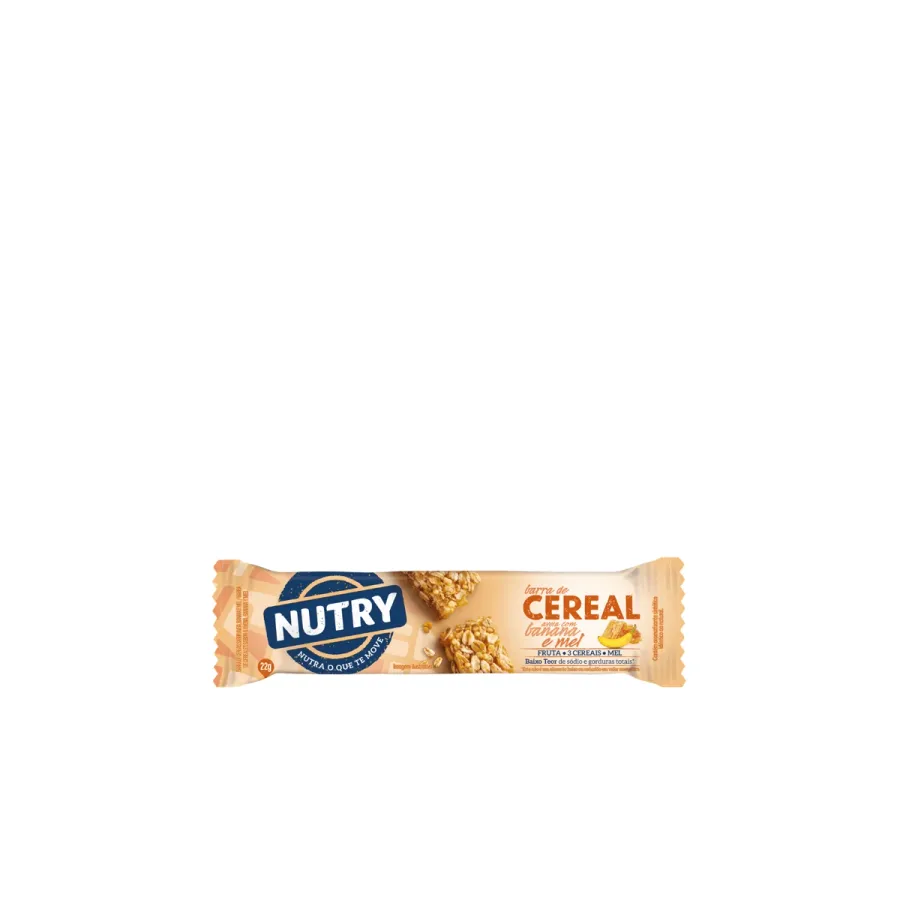 BARRA DE CEREAL NUTRY BANANA E MEL