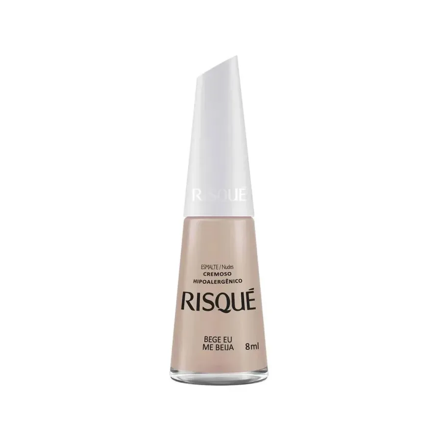 Esmalte Risque Bege Eu Me Beija 8ml