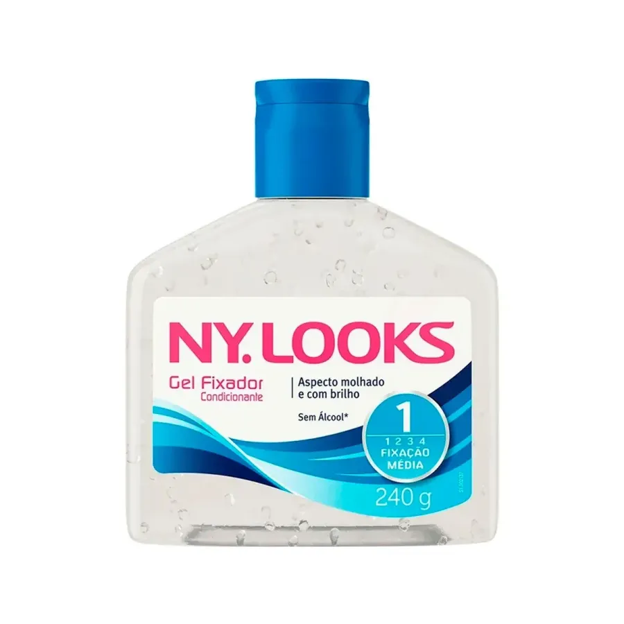 Gel Fixador Ny Looks Média Fixação - 240g