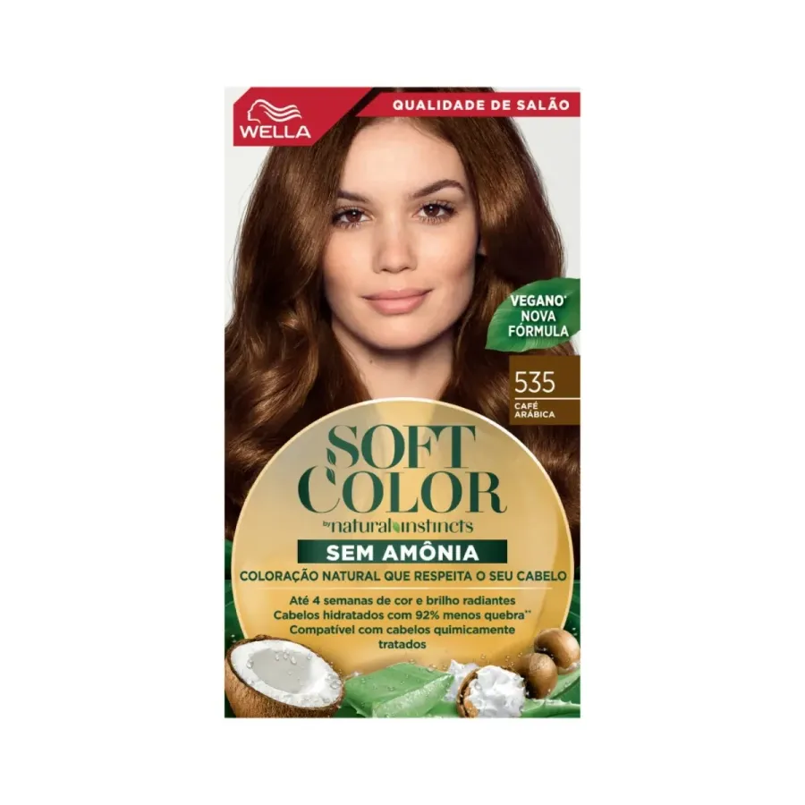 Tonalizante Capilar Wella Soft Color 5.35 Café Arábica
