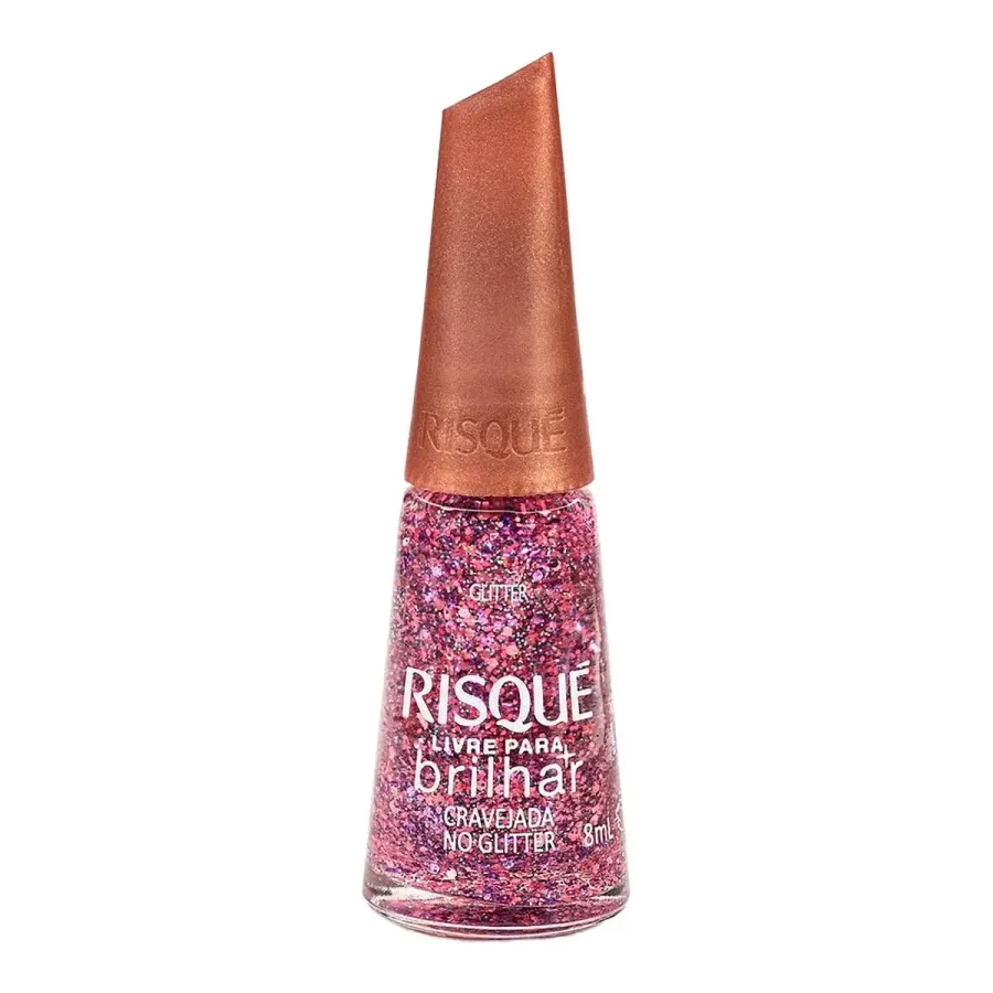 ESM RISQUE 8ML CRAVEJADA GLITTER