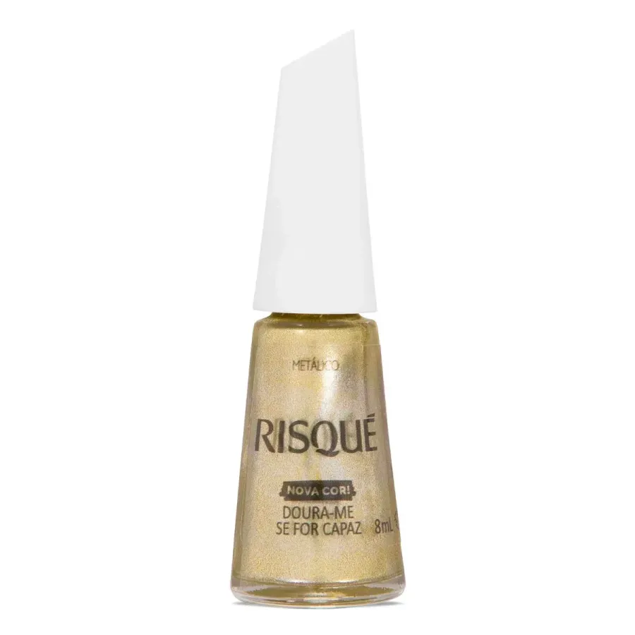Esmalte Risqué Metálico Doura Me Se For Capaz 8ml