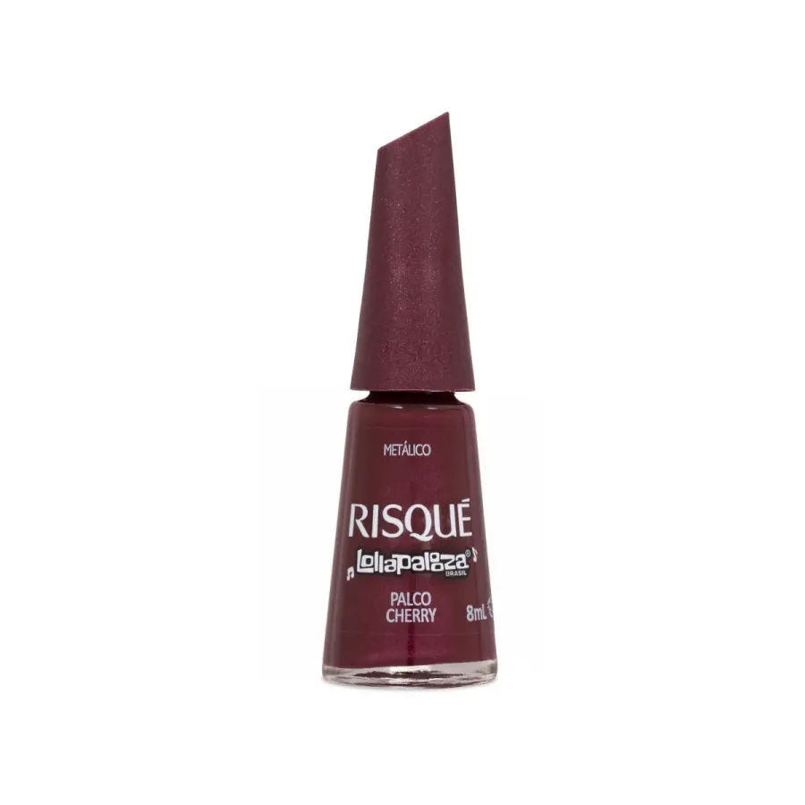 Esmalte Metálico Risqué Lollapalooza Brasil Bora Pro Morrinho 8ml