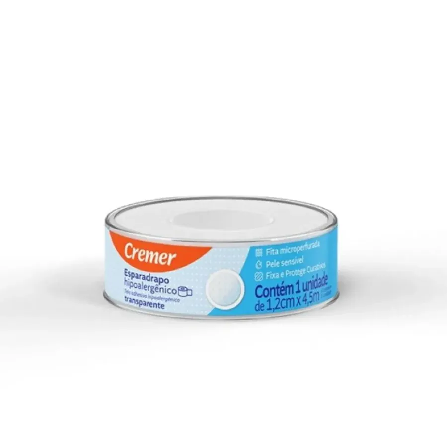 Esparadrapo Transparente Cremer 1.2c,x4,5m
