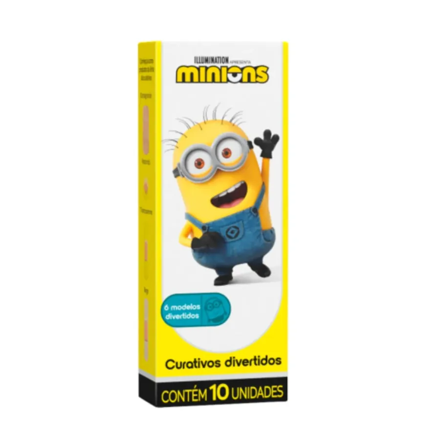 Curativos Flexíveis Cremer Minions 10 Unidades