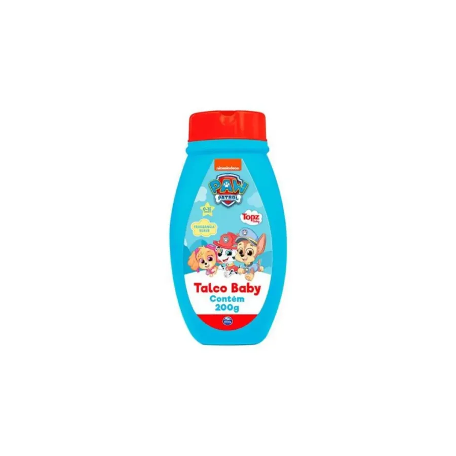 Talco Infantil Topz Baby 200g Patrulha Canina